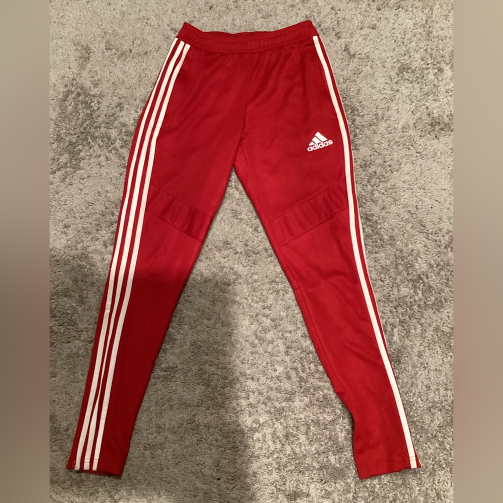 Adidas Men Red Track Pants